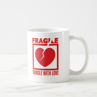 Mug Poignée fragile avec amour