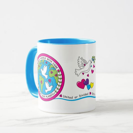 Mug Poignée Fragile Avec Soin_ (Devant gauche)