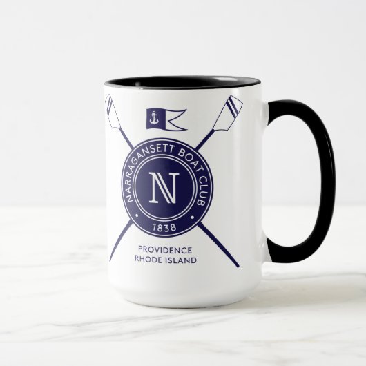 Mug Poignée noire/tasse intérieure de NBC (Droite)