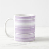 Mug Poignée rayures violettes (Gauche)