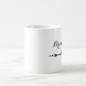 Mug Poignée rose & Flèches Cadeau rustique de la serva (Centre)