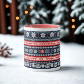 Mug Poignée rose Gros Chandail de Noël