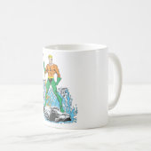 Mug Poignées Aquaman avec Pitchfork (Devant droit)