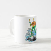 Mug Poignées Aquaman avec Pitchfork (Devant gauche)