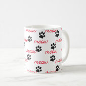 Mug Poignées de miaou et de chat (Devant droit)