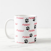 Mug Poignées de miaou et de chat (Gauche)