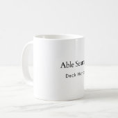 Mug Poignées du pont marin (Devant gauche)