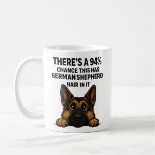 Mug Poils de Berger Allemand Partout Humour de Proprié