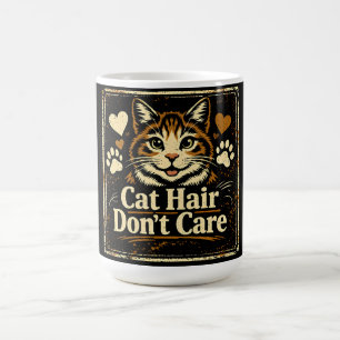 Mug Poils de Chat, On s'en fiche – Humour pour les pro