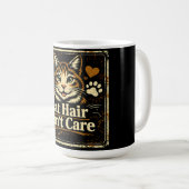 Mug Poils de Chat, On S'en Fout – Humour pour Propriét (Devant droit)