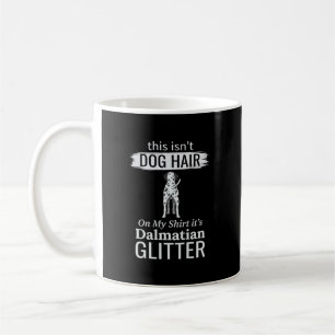 Mug Poils de chien Dalmatien Paillettes Drôle d'animal