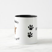 Mug Poils de chien, on s'en fiche (Centre)