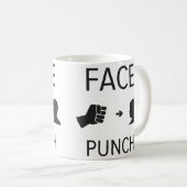 Mug Poinçon de visage (Devant droit)