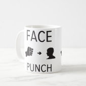 Mug Poinçon de visage (Devant gauche)
