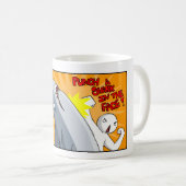 Mug Poinçonnez un requin dans le visage (Devant droit)