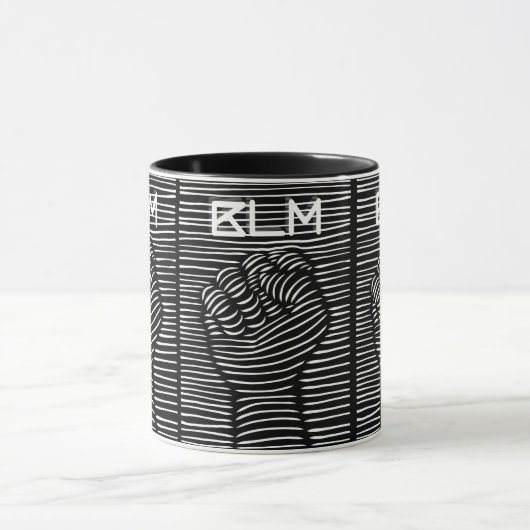 Mug Poing Black Power De BLM - Mois de l'histoire des  (Centre)