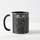 Mug Poing Black Power De BLM - Mois de l'histoire des  (Gauche)