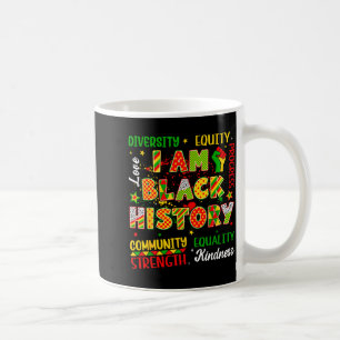 Mug Poing Black Power Mois de l'histoire des Noirs Hom