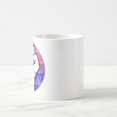 Mug Poing de fierté bisexuelle impression de cercle (Centre)