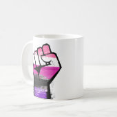 Mug Poing de fierté genderfluid (Devant gauche)