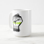 Mug Poing de protestation agender (Devant gauche)