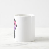Mug Poing de protestation bisexuel (Centre)