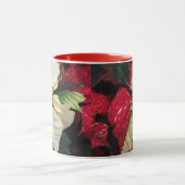 Mug Poinsététie florale rouge et blanche (Centre)