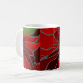 Mug Poinsettia Abstraite (Devant gauche)