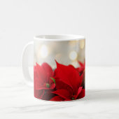 Mug Poinsettia de Noël (Devant gauche)