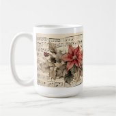 Mug Poinsettia Vintage (Gauche)