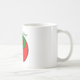 Mug Poinsettia Yin Yang de Noël