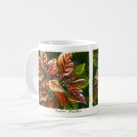 Mug "Poinsettias" (Devant gauche)