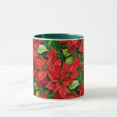 Mug Poinsettias et Holly Feuilles (Centre)