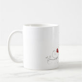 Mug Poinsettias rouges (Gauche)