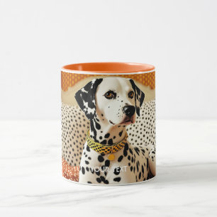 Mug Point de chien de Polka mignon Imaginaire