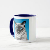 Mug Point de joint siamois (Devant gauche)