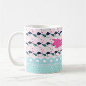 Mug Point de polka de rats d'amour (Gauche)