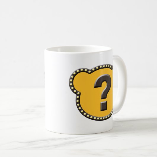 Mug Point d'interrogation principal d'ours (Devant droit)