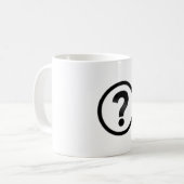 Mug Point d'interrogation simple (Devant gauche)