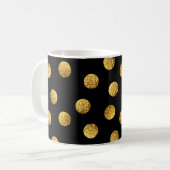 Mug Point Polka Or : Étincelant Sans Parfum. (Devant gauche)