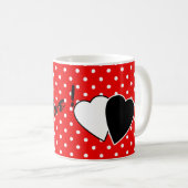 Mug Point rouge (Devant droit)