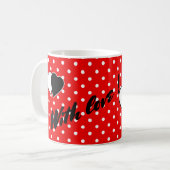 Mug Point rouge (Devant gauche)