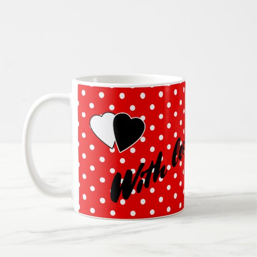 Mug Point rouge (Gauche)