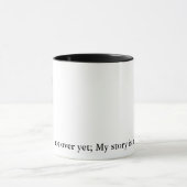 Mug Point-virgule (B&W) - (mon histoire n'est pas (Centre)