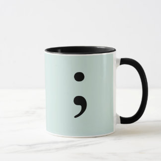 Mug Point-virgule (Teal léger)