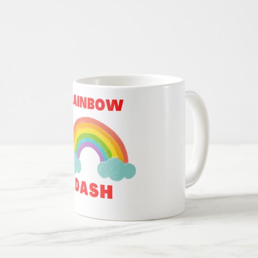Mug Pointe arc-en-ciel (Devant droit)
