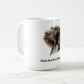 Mug Pointer à poil dur allemand Créez votre propre tex (Devant gauche)