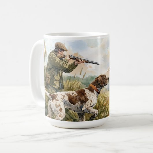 Mug Pointer allemand, chasse (Devant gauche)