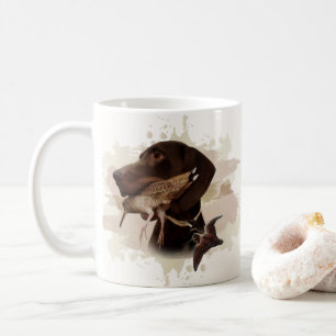 Mug Pointeur à poils courts allemand, kurzhaar, poteau