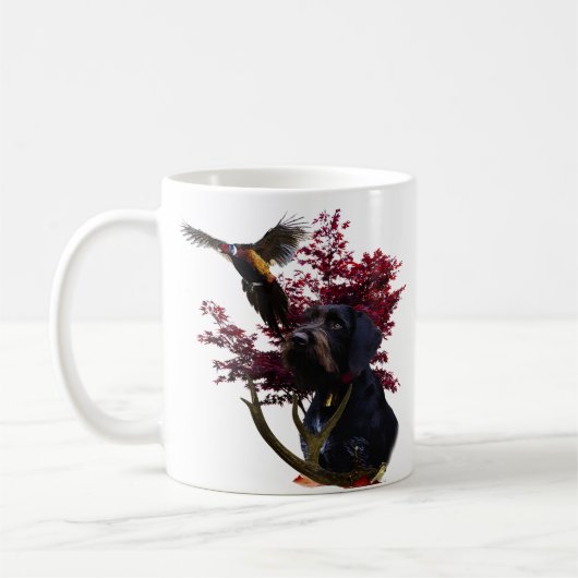 Mug Pointeur À poils durs allemand (Gauche)